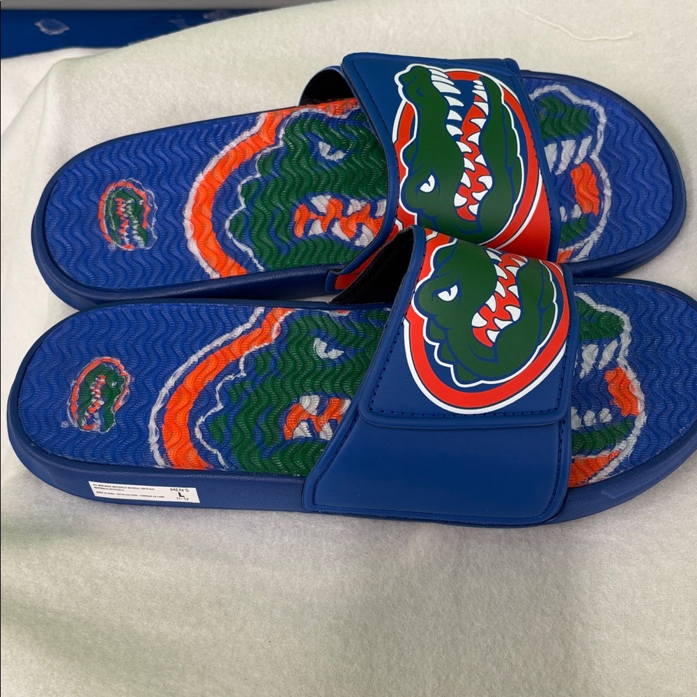 Blue Gator Slide Sandals Sz 11-12 New Without Box - Picture 2 of 4
